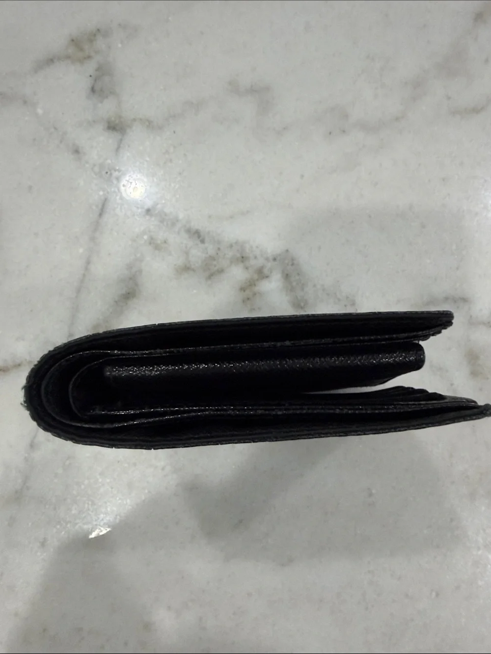 Authentic Louis Vuitton Men's Black Checkered Bi-Fold Wallet - Picture 10 of 14